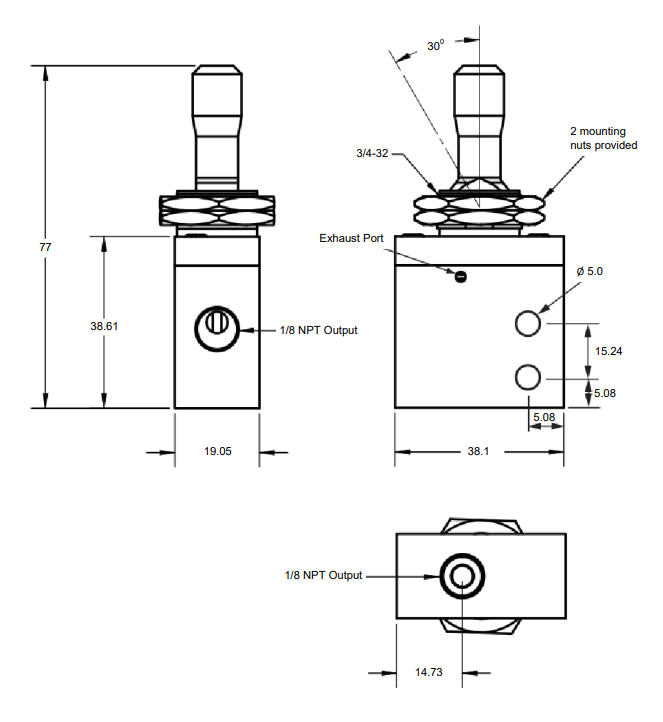 Position Air Toggle Switch – Equipment Link Australia