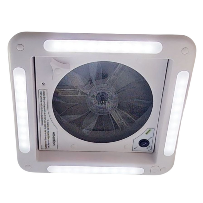 Euroflek Caravan Roof Vent with 12v LED - 280mm x 280mm