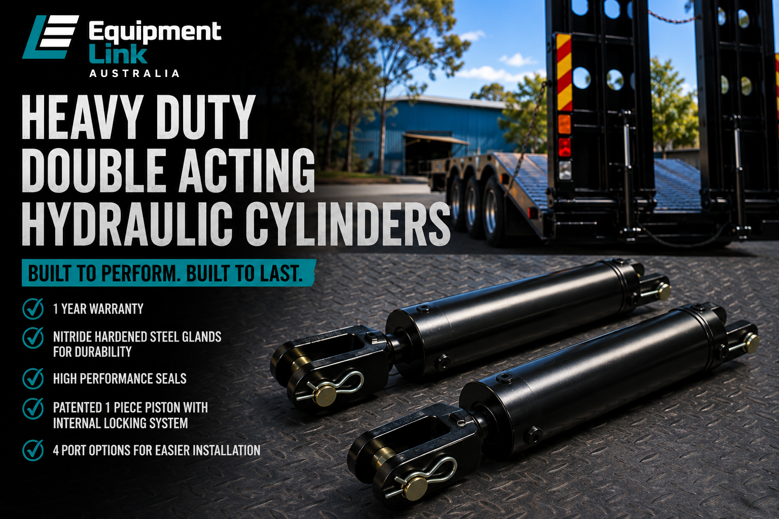 Double Acting Hydraulic Cylinders