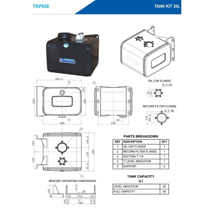 Hydraulic Tanks - Square & Under Deck