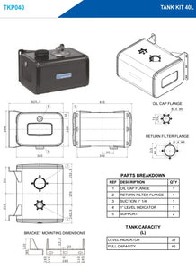 Hydraulic Tanks - Square & Rear Of Cab