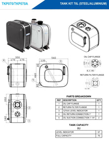 Hydraulic Tanks - Square & Rear Of Cab