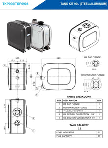 Hydraulic Tanks - Square & Rear Of Cab