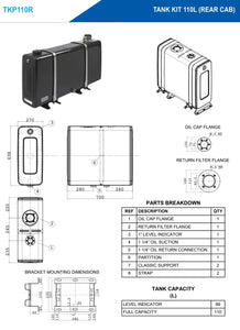 Hydraulic Tanks - Square & Rear Of Cab