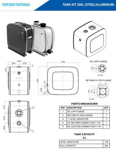 Hydraulic Tanks - Square & Rear Of Cab