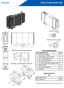 Hydraulic Tanks - Square & Rear Of Cab