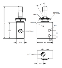 Load image into Gallery viewer, 3 Position Air Toggle Switch
