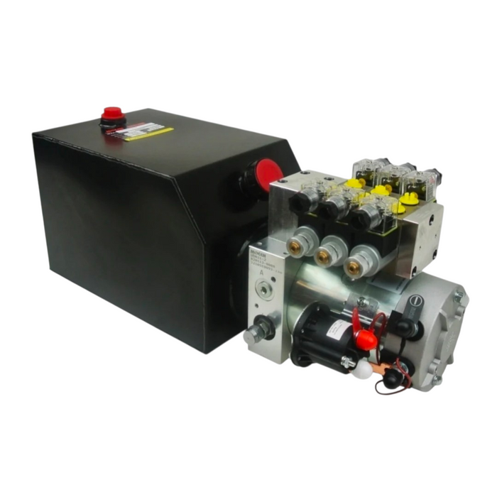 Mocen Hydraulic Power Pack - 3x Double Acting | 12v and 24v