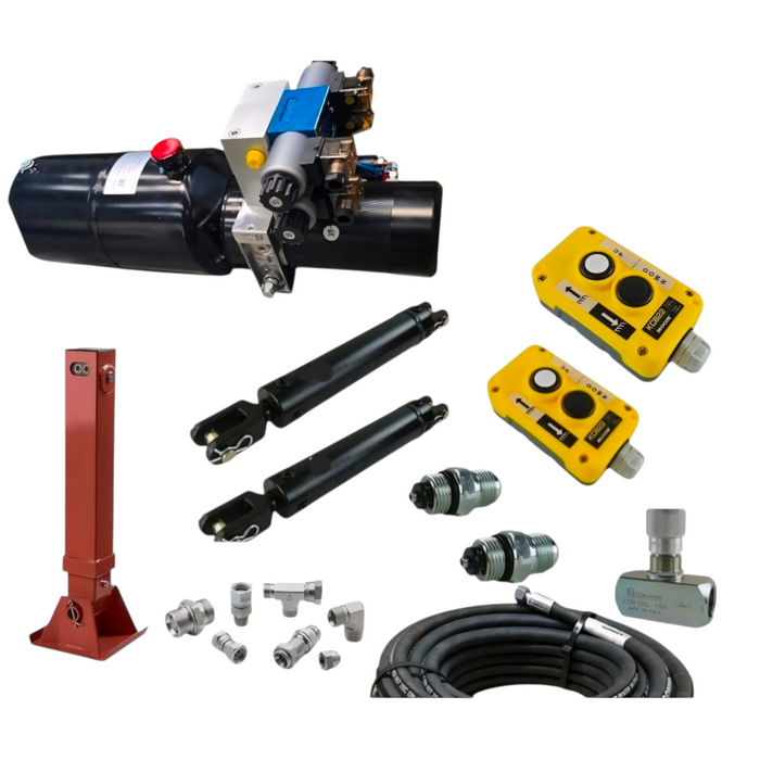 Complete Hydraulic Ramp Kit with Hydraulic Landing Leg