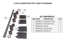 Load image into Gallery viewer, Rear Pivot Bar Kit - BKOO5A - Bush Type 38mm
