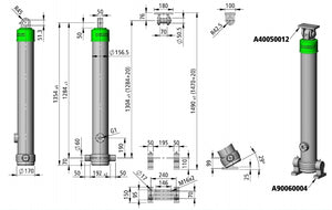 Interpump Hydraulics 32t - 64t HPF In Well Cylinder Hoist