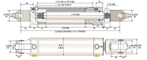 MEGARAM - 3" Bore Double Acting Cylinders