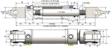 Load image into Gallery viewer, MEGARAM - 2.5&quot; Bore Double Acting Cylinders
